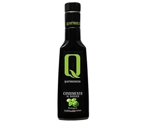 Olio di oliva extra vergine bio aromatizzato BASILICO - 0,25 lt. - Quattrociocchi