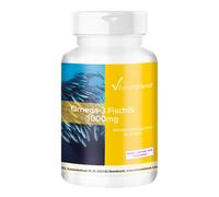 Olio di pesce Omega-3 1000 mg - 365 softgel | acidi grassi essenziali | tende...