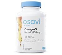 Olio di Pesce Omega-3 Distillato Molecularmente, 1000mg - 120 capsule molli