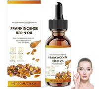 Olio di resina di incenso biologico, olio per il viso, riduce le linee sottili e le rughe, lenisce e ripara la pelle, per viso e corpo (1 pezzo)
