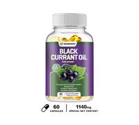 Olio Di Ribes Nero Capsule 1000mg -Ribes Nero Puro Pressato A Freddo-Senza Esano