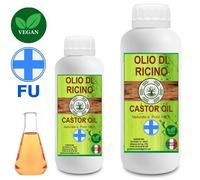 Olio di Ricino F.U. puro 100% grado cosmetico flaconi da 1 & 5 Litri