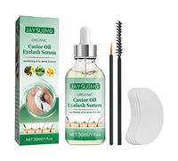 Olio di ricino per la crescita delle ciglia | di ricino idratante da 30 ml per la cura delle ciglia | Amplificatore nutriente portatile per la cura delle ciglia per uomini, donne, adulti Huiba