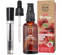 Olio Di Ricino Puro Biologico Kit Mascara Pressato A Freddo Capelli Ciglia 50 Ml