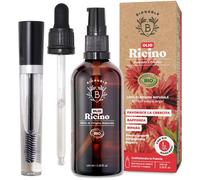 Olio di Ricino Puro e Biologico Kit Mascara Pressato a Freddo Olio di Ricino per