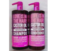 OLIO DI RICINO Shampoo E Balsamo Rinforzante 2x 960ml VampUp USA