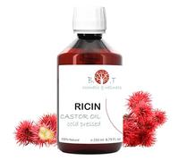 Olio di Ricino, Siero per Ciglia e Sopracciglia, Olio Riparatore per Capelli, Stimolante della Crescita, Idratante Barba, Anticaduta Naturale, Unghie e Cuticole, 250 ml