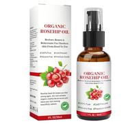Olio Di Rosa Canina Per Il Viso - Olio Vettore Idratante, Ad Assorbimento Rapido Da 30 Ml | OOlio Di Semi Di Rosa Canina Biologico Per Pelle, Unghie E Capelli, Carnagione Più Giovane E Luminosa