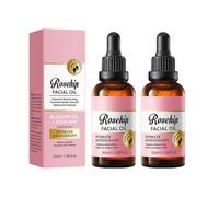 Olio di rosa con siero di vitamina C, anti-invecchiamento contro macchie scure e stanchezza, idratante per viso, corpo, pelle, 30 ml (2)