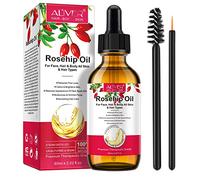 Olio di Rosa Mosqueta Puro 60 ml 100% Spremuto a Freddo, Rosehip Oil, per pelle, capelli, unghie, olio per il corpo, olio vegano, semi di rosa canina, Anti-invecchiamento, anti-rughe naturale