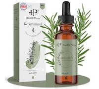 Olio di Rosmarino 60 ml - Health Press - Cura dei Capelli e della Pelle - Stimola la Crescita dei Capelli - Unisex