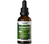 Casida® Olio di Rosmarino per capelli e cuoio capellutoi - contro la caduta dei capelli - per stimolare la crescita dei capelli e curare il cuoio capelluto - la qualità delle farmacie - 50ml