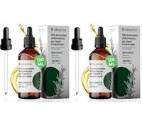 Olio di Rosmarino per Capelli, Sopracciglia e Ciglia 120ml, 100% Naturale, con Jojoba e Cocco, per Crescita e Nutrimento Cuoio Capelluto, Biologico, Olio per Capelli Made in Italy (Confezione da 2)