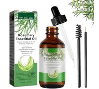 Olio di Rosmarino per la Crescita dei Capelli 60ml,Hair Growth Rosemary Oil,per Sopracciglia E Ciglia,Cura Della Pelle,Nutre Il Cuoio Capelluto, Stimola La Crescita Dei Capelli