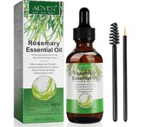Olio di rosmarino per la crescita dei capelli, olio essenziale di rosmarino per la crescita della pelle, delle sopracciglia e delle ciglia, diffusore, crescita dei capelli, 60ML