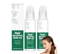 Olio di rosmarino per la crescita dei capelli, siero nutriente per il cuoio capelluto per capelli più spessi, applicatore quotidiano per la cura dei capelli per uomini donne tutti i tipi (2PCS)