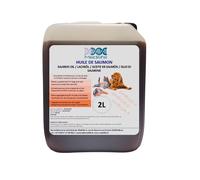 OLIO DI SALMONE 100% NATURALE 2L PER CANI, GATTI E CAVALLI - RICCO DI OMEGA 3 E
