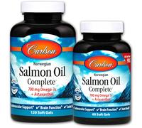 Olio di salmone norvegese completo - 120 + 60 softgels