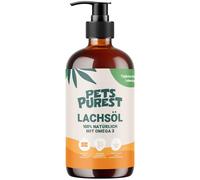 Olio di salmone per cani e gatti 1000 ml Olio di salmone norvegese puro con
