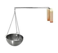 Olio di sauna sospeso in metallo con catena | Olio aromterapy Cup Sauna | Cut olio di sauna | Tazza di olio di aromaterapia Olio essenziale Diffusur Sauna Coppa per sauna