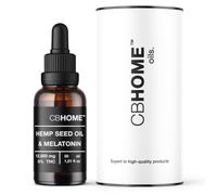 Olio di Semi di Canapa 40% + Melatonina - 30 ml - Base di Cocco e Semi di Canapa Biologici - Spremuto a Freddo - Senza Additivi - 100% Vegetale - Certificato Biologico UE