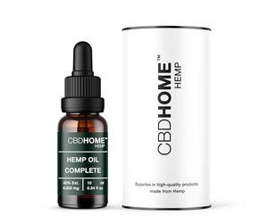 Olio di Semi di Canapa Max 40% - 10 ml - Base di Cocco e Semi di Canapa Biologici - Spremuto a Freddo - Senza Additivi né Solventi - 100% Vegetale - Certificato Biologico UE