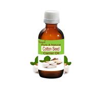Olio di semi di cotone spremuto a freddo puro naturale vettore olio pelle cap...