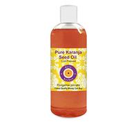 Olio di semi di Karanja puro Deve Herbes (Pongamia pinnata) 100% grado terapeutico naturale spremuto a freddo 200ml (6.76oz)