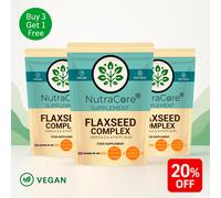 Olio di Semi di Lino 1100mg Capsula (Omega3 6 9Fatty Acido) Focolare Health&100%