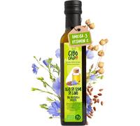 Olio Di Semi Di Lino Biologico - 250 Ml. Contiene Vitamina E K E B E Omega 3 Olt