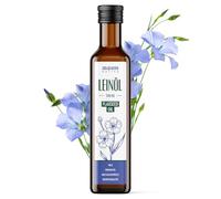 Olio di Semi di Lino Monte Nativo (500ml) - Olio di Semi di Lino Spremuto a Freddo, Vergine e Non Raffinato - Acidi Grassi Omega Per il Benessere e la Cura della Pelle