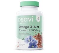 Olio di semi di lino Omega 3-6-9, 1000mg - 120 capsule molli