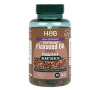 Olio Di Semi Di Lino Vegano Ad Alta Potenza Triple Omega 3-6-9 60 Capsule