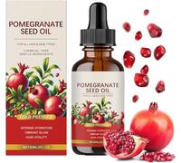 Olio di semi di melograno 100%, olio di melograno spremuto a freddo anti-età, riduce le rughe e rassoda la pelle