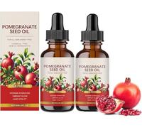 Olio di semi di melograno - 100% olio di semi di melograno biologico spremuto a freddo, idratazione profonda, migliora l'elasticità, pura essence idratante naturale, per pelle e capelli (2 Pcs)