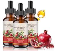 Olio di semi di melograno, olio di semi di melograno spremuto a freddo 100% naturale, essenza idratante biologica, idratazione profonda e nutrimento per la pelle (3pcs)