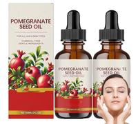 Olio di semi di melograno, olio viso anti-invecchiamento, siero rassodante viso, olio di melograno ad azione profonda. (2 pezzi)