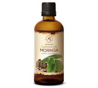 Olio di Semi di Moringa 100ml - Moringa Oleifera - Olio Vettore per Oli Essenziali - Olio Vegetale - Cura dei Capelli - Olio Viso e Corpo - Olio da Bagno - Olio per la Pelle