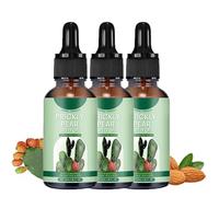 Olio di semi di pera fila, al 100% olio di pera di puntura organica puro, olio pungente premuto a freddo, cactus per viso, pelle secca e idratante per il corpo (3pcs)