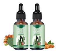 Olio di semi di pera fila, al 100% olio di pera di puntura organica puro, olio pungente premuto a freddo, cactus per viso, pelle secca e idratante per il corpo (2pcs)