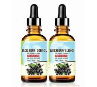 Olio di semi di sambuco vergine, non raffinato, spremuto a freddo, olio vettore per viso, pelle, capelli e unghie, ricco di vitamine
