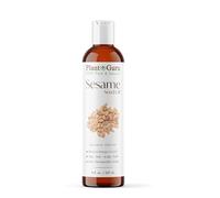 Olio di semi di sesamo pressato a freddo, 100% puro e naturale per pelle, viso, corpo, capelli e cucina. Ideale per creme, lozioni e balsami per labbra fai da te.