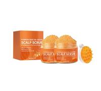 Olio di semi di zucca peeling del cuoio capelluto, disintossicazione del cuoio capelluto senza solfato per prurito del cuoio capelluto e della forfora e per la rimozione dei depositi (2 pezzi)