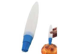 Olio di silicone - Contenitore per olio con pennello, riutilizzabile, in silicone, per condimenti per insalata, cottura, cottura, facile controllo e rivestimento uniforme o uso quotidiano