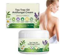 Olio di tea tree crema antifungina, crema idratante per piedi e mani, allevia il prurito della pelle, lenitivo e idratante, crema nutriente naturale per uomini e donne (1 pezzo)