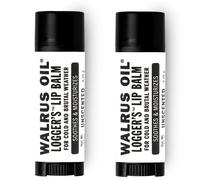 OLIO DI TRICHECO - Balsamo labbra Logger's, confezione da 2, 100% vegano e senza cera d'api, realizzato con cera di candelilla, olio di cocco, ol