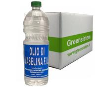OLIO DI VASELLINA CONF. 12 BOTTIGLIE DA LT. 1 - FU - INODORE, INCOLORE