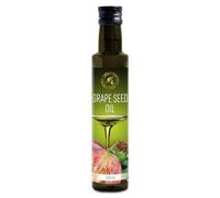Olio di Vinacciolo 250ml - Olio di Semi di Vinacciolo Alimentare - Olio di Semi Uva - Spremuto a Freddo - Confezionato in Vetro - Alimentare - Grapeseed Oil - Made in Italy - Vitamine E Minerali