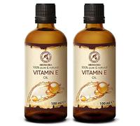 Olio di Vitamina E 200ml per Viso - Pelle - Corpo - Capelli - Olio Anti Invecchiamento Contro le Rughe di Tutti i Tipi - Ideale per Pelli Sensibili