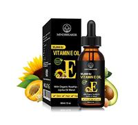 Olio di vitamina E 35.000 IU + miscela di rosa canina biologica e jojoba - 2 OZ. 100% di estratti vegetali di oli puri, olio idratante per pelle e viso (60ml)